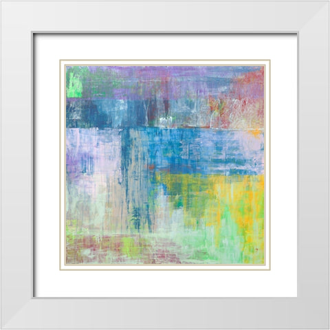 Riflessi della sera White Modern Wood Framed Art Print with Double Matting by Corrado, Italo