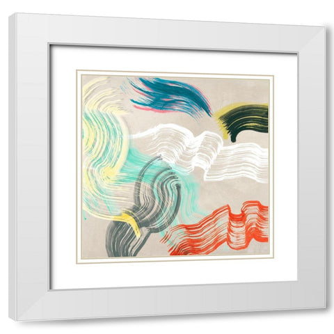 Youth Reinvented I (detail) White Modern Wood Framed Art Print with Double Matting by Ikeda, Haru