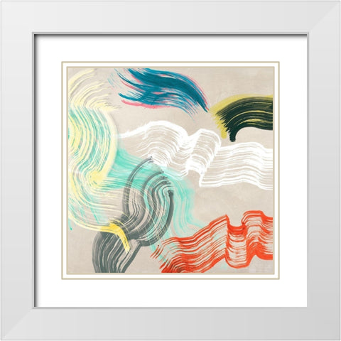 Youth Reinvented I (detail) White Modern Wood Framed Art Print with Double Matting by Ikeda, Haru