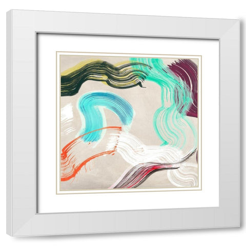 Youth Reinvented II (detail) White Modern Wood Framed Art Print with Double Matting by Ikeda, Haru