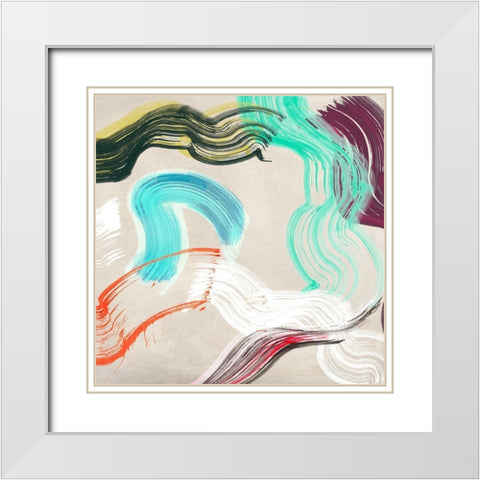 Youth Reinvented II (detail) White Modern Wood Framed Art Print with Double Matting by Ikeda, Haru