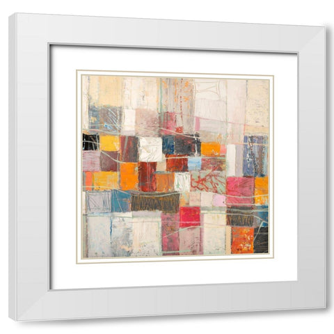 Giorno di festa White Modern Wood Framed Art Print with Double Matting by Lucas
