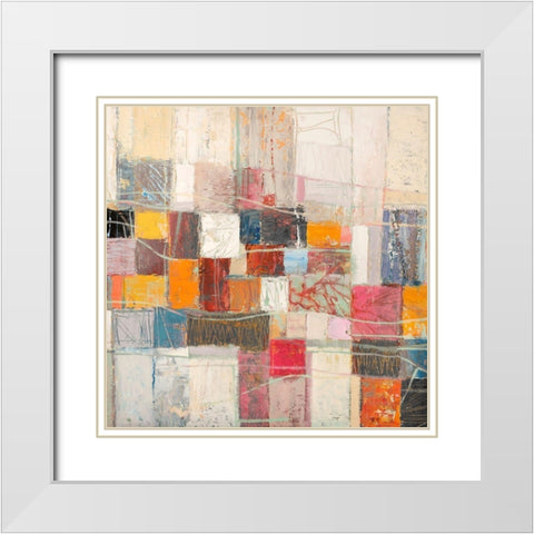 Giorno di festa White Modern Wood Framed Art Print with Double Matting by Lucas