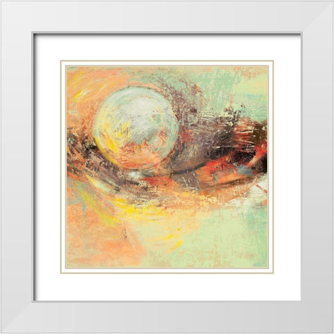 Luna destate (detail) White Modern Wood Framed Art Print with Double Matting by Lucas