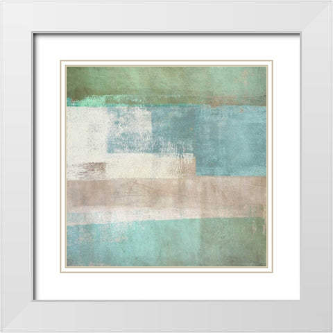 Sky #1 White Modern Wood Framed Art Print with Double Matting by Maun, Ludwig