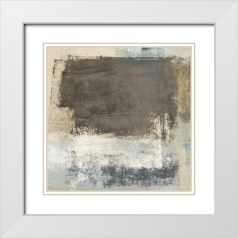 Abstract Levitation I White Modern Wood Framed Art Print with Double Matting by Ludwig, Maun