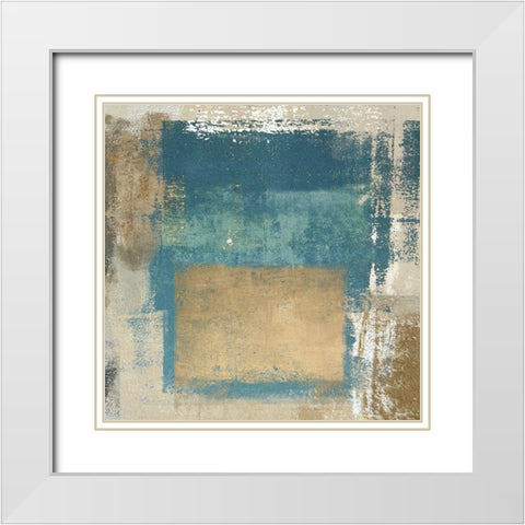 Abstract Levitation II White Modern Wood Framed Art Print with Double Matting by Ludwig, Maun