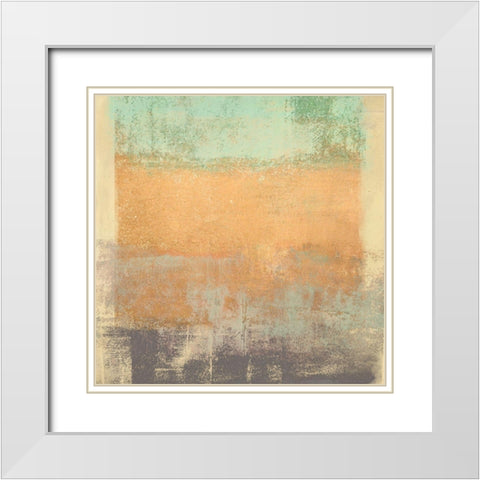 Higher Ground White Modern Wood Framed Art Print with Double Matting by Ludwig, Maun