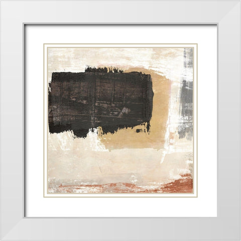 Gemini I White Modern Wood Framed Art Print with Double Matting by Maun, Ludwig
