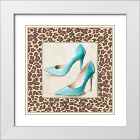 Animalier II White Modern Wood Framed Art Print with Double Matting by Clair, Michelle