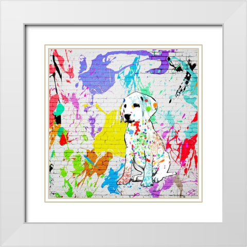 In my defense I was left unsupervised White Modern Wood Framed Art Print with Double Matting by Masterfunk Collective