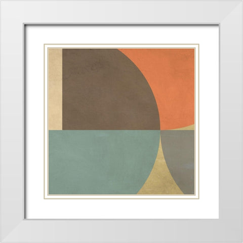 Supergraphics I White Modern Wood Framed Art Print with Double Matting by Nava, Sandro