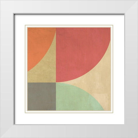 Supergraphics II White Modern Wood Framed Art Print with Double Matting by Nava, Sandro