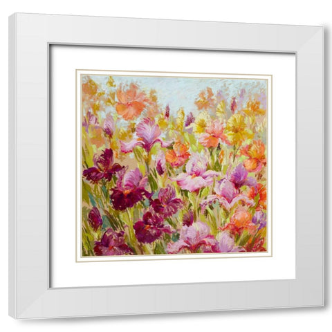 Breathtaking White Modern Wood Framed Art Print with Double Matting by Whatmore, Nel