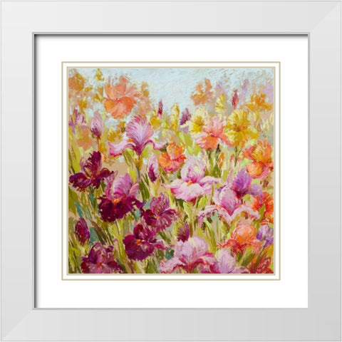Breathtaking White Modern Wood Framed Art Print with Double Matting by Whatmore, Nel