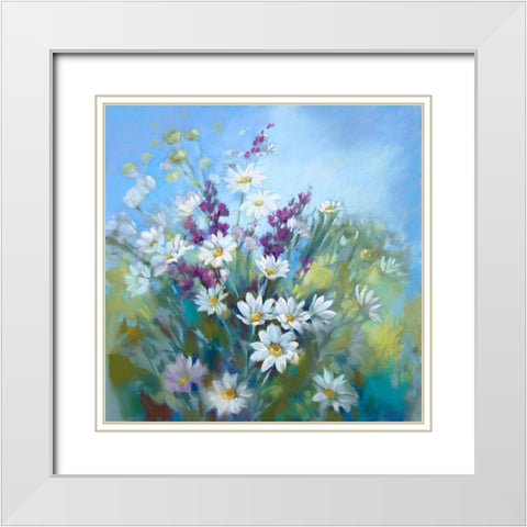 Time to Ourselves White Modern Wood Framed Art Print with Double Matting by Whatmore, Nel
