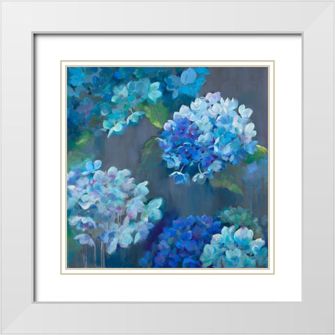 Twilight song (detail) White Modern Wood Framed Art Print with Double Matting by Whatmore, Nel