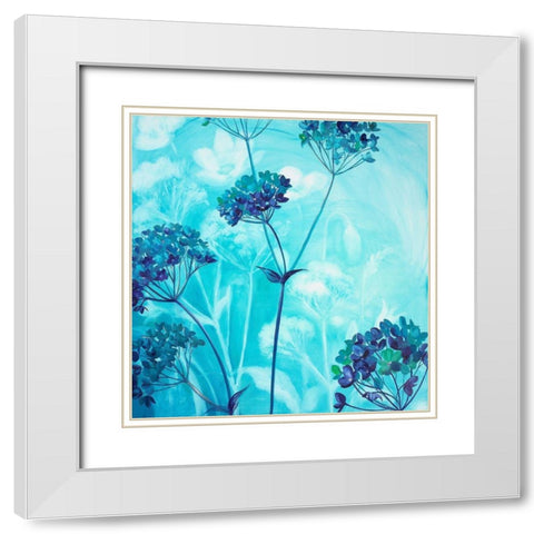 Behind the Scenes White Modern Wood Framed Art Print with Double Matting by Whatmore, Nel