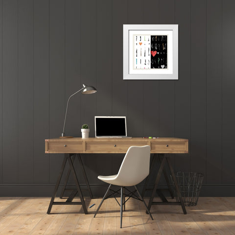 Act of Persistence #2 White Modern Wood Framed Art Print with Double Matting by Peter, Winkel