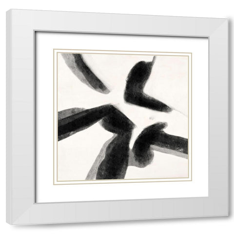 Smooth Signs II White Modern Wood Framed Art Print with Double Matting by Peter, Winkel