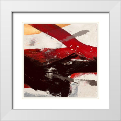 Ride the Tiger II White Modern Wood Framed Art Print with Double Matting by Jim, Stone