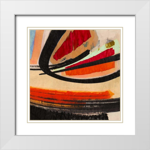 In the Sun II White Modern Wood Framed Art Print with Double Matting by Perelli, Teo Vals