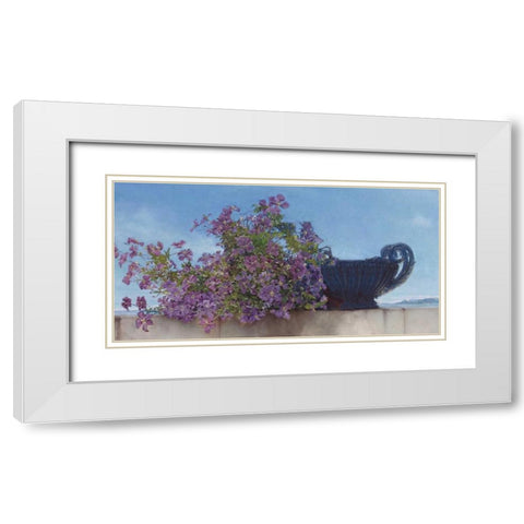 An eloquent silence White Modern Wood Framed Art Print with Double Matting by Alma-Tadema, Sir Lawrence