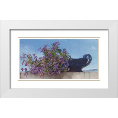 An eloquent silence White Modern Wood Framed Art Print with Double Matting by Alma-Tadema, Sir Lawrence