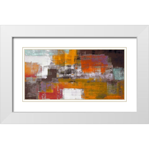 The Desert White Modern Wood Framed Art Print with Double Matting by Aprile, Alessio