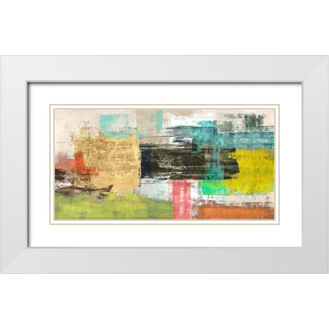 Actuality White Modern Wood Framed Art Print with Double Matting by Alessio, Aprile