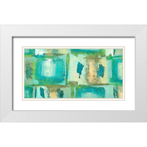 Aqualounge White Modern Wood Framed Art Print with Double Matting by Alessio, Aprile
