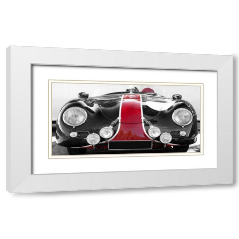 Roaring Bullet White Modern Wood Framed Art Print with Double Matting by Gasoline Images