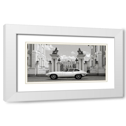 Princess at the Palace White Modern Wood Framed Art Print with Double Matting by Gasoline Images