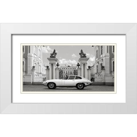 Princess at the Palace White Modern Wood Framed Art Print with Double Matting by Gasoline Images