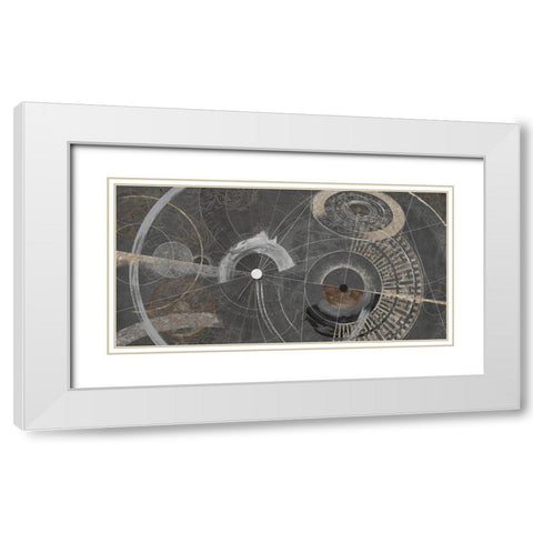 Proiezioni zodiacali White Modern Wood Framed Art Print with Double Matting by Armenti, Arturo