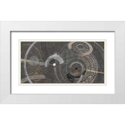 Proiezioni zodiacali White Modern Wood Framed Art Print with Double Matting by Armenti, Arturo
