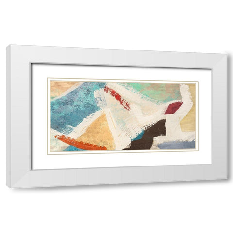 Acte White Modern Wood Framed Art Print with Double Matting by Anne, Munson