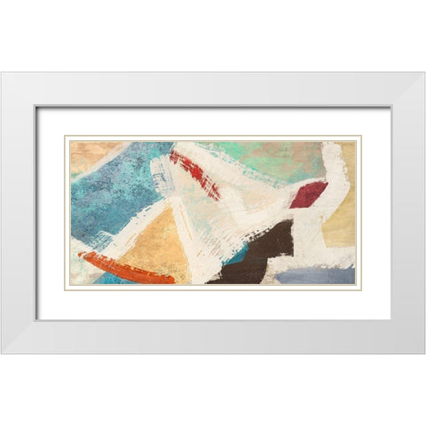 Acte White Modern Wood Framed Art Print with Double Matting by Anne, Munson