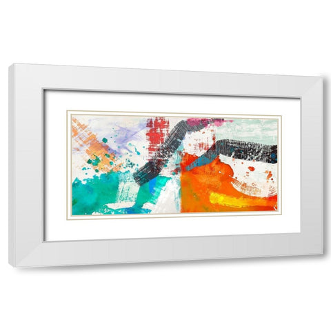 Blinking White Modern Wood Framed Art Print with Double Matting by Anne, Munson