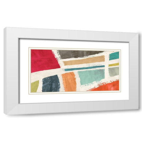 The Sands White Modern Wood Framed Art Print with Double Matting by Anne, Munson