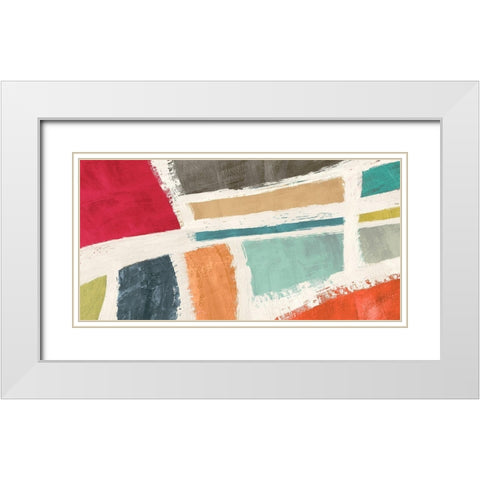 The Sands White Modern Wood Framed Art Print with Double Matting by Anne, Munson