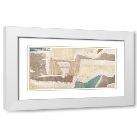 Subdued Choreography White Modern Wood Framed Art Print with Double Matting by Munson, Anne