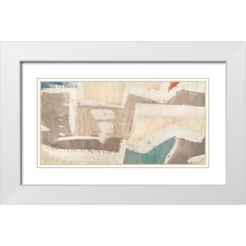 Subdued Choreography White Modern Wood Framed Art Print with Double Matting by Munson, Anne
