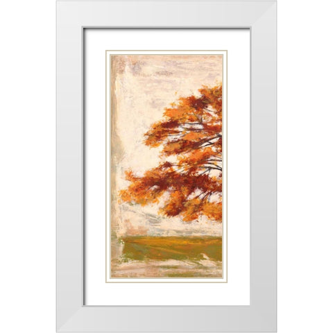 Mattino I White Modern Wood Framed Art Print with Double Matting by Bacci, Leonardo