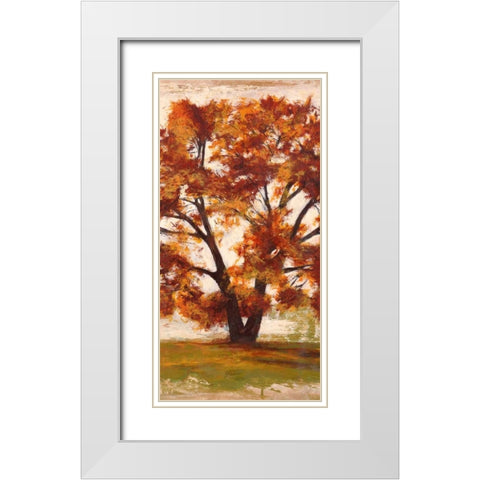 Mattino II White Modern Wood Framed Art Print with Double Matting by Bacci, Leonardo