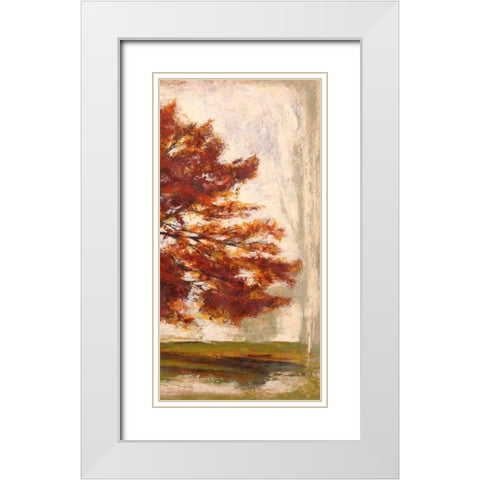 Mattino III White Modern Wood Framed Art Print with Double Matting by Bacci, Leonardo