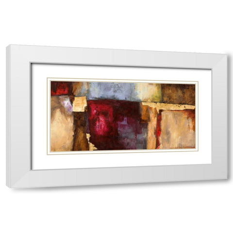 Rosso fiorentino White Modern Wood Framed Art Print with Double Matting by Bacci, Leonardo