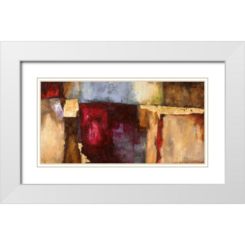 Rosso fiorentino White Modern Wood Framed Art Print with Double Matting by Bacci, Leonardo