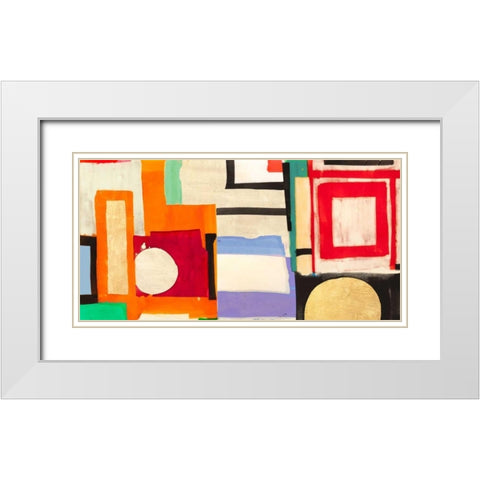 Ships Sailing Quietly White Modern Wood Framed Art Print with Double Matting by Bacci, Leonardo