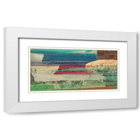 Early Morning on the Enchanted Lagoon White Modern Wood Framed Art Print with Double Matting by Leonardo, Bacci